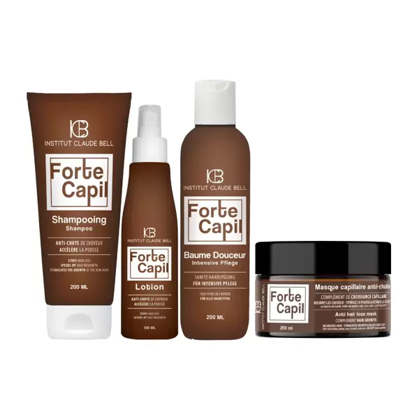Forte Capil täydellinen pesurutiinisetti - Tieteellisesti todistettu hoito hiustenlähtöön